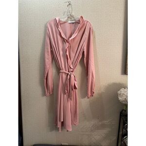 JustFab wrap midi dress